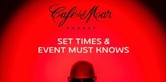 Carl Cox lands in Phuket for his debut at Café del Mar on Thursday, January 8, 2026.
