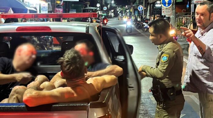 American Tourist Beaten Unconscious by Three Brits in Early Morning Brawl in Pattaya