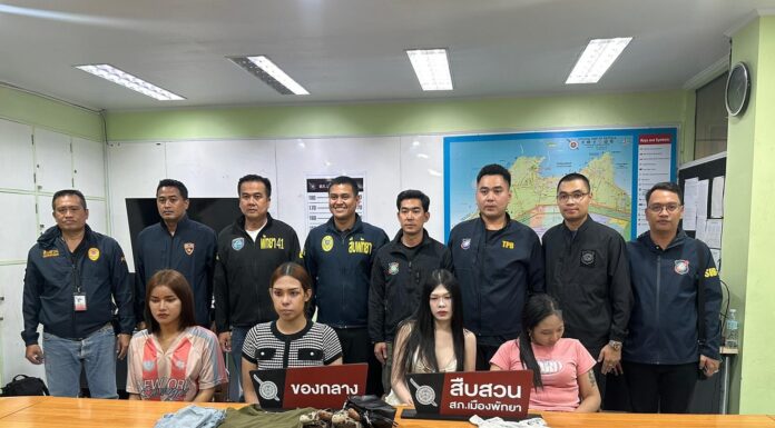 Pattaya Beach Assault, German Tourist Robbed and Attacked, Four Arrested