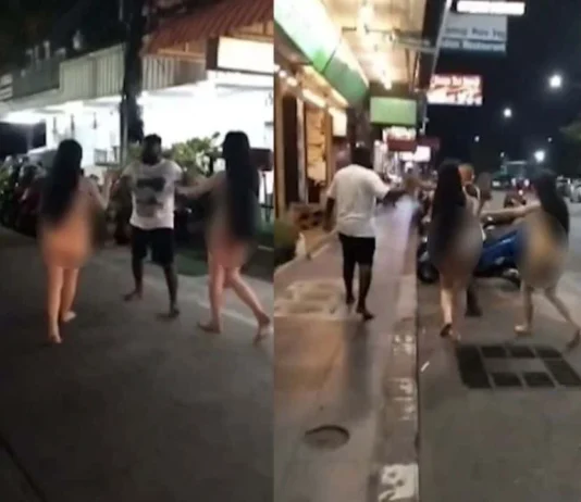 Pattaya Transgender Sex Workers Incident: Naked Chase of Indian Tourist on Beach Road