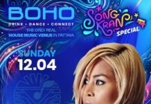 Songkran Special at BOHO. Nakadia’s Last Show of the Season in Thailand