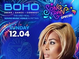 Songkran Special at BOHO. Nakadia’s Last Show of the Season in Thailand