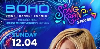 Songkran Special at BOHO. Nakadia’s Last Show of the Season in Thailand