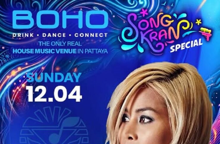 Songkran Special at BOHO. Nakadia’s Last Show of the Season in Thailand