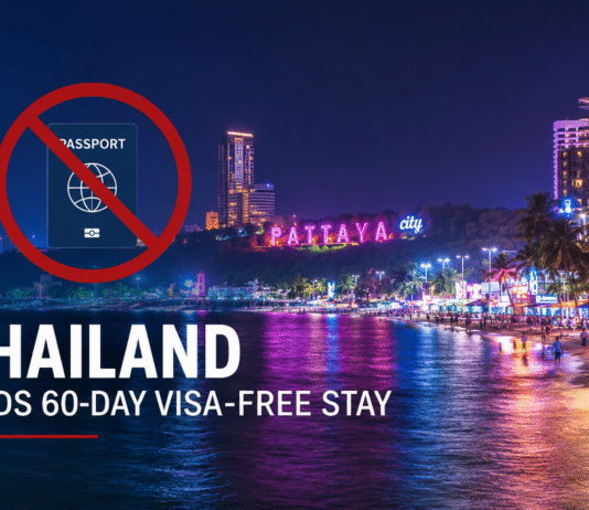 Thai Cabinet Confirms End of 60-Day Visa-Free Stay for Many Foreign Visitors