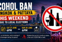 Alcohol Sales Banned in Bangkok and Pattaya This Weekend Due to Local Elections