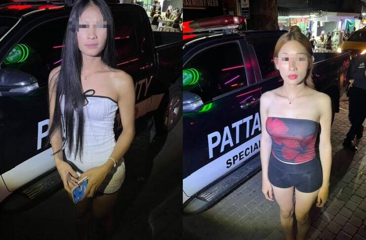 Two Transgender Suspects Detained After Russian Tourist Reports 10,000 Baht Theft in Pattaya