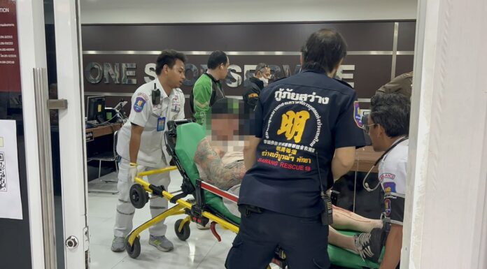 Finnish Tourist Rides Bleeding to Pattaya Police Station After Alleged Stabbing by LGBTQ+ Partner