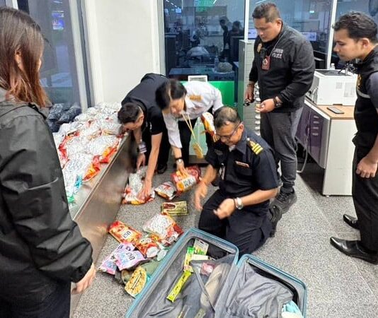 Russian Man Arrested at Phuket Airport with 17.6kg of Cannabis Worth 9.5 Million Baht
