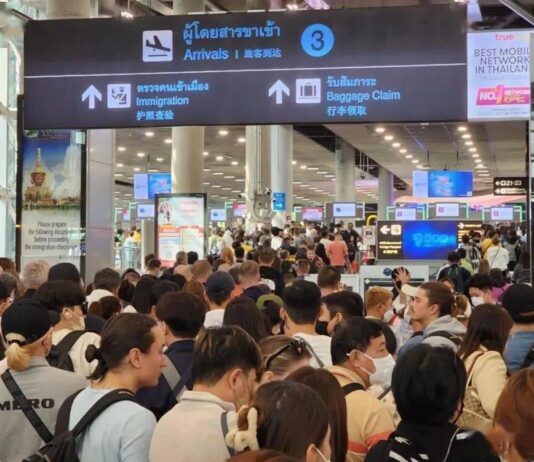 Bangkok’s Suvarnabhumi Airport Sees Immigration Waits of 2 to 3 Hours as Stricter Screening Creates Delays
