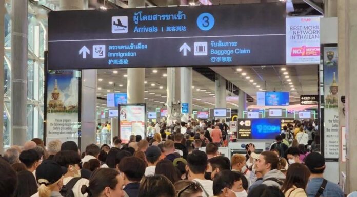 Bangkok’s Suvarnabhumi Airport Sees Immigration Waits of 2 to 3 Hours as Stricter Screening Creates Delays