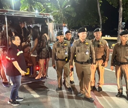 Pattaya Police Detain 25 in Prostitution Crackdown Ahead of US Navy Visit
