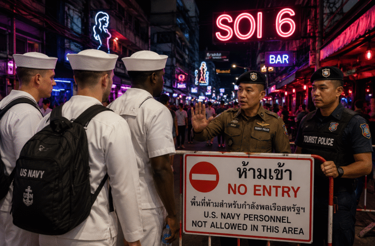 Pattaya Bans US Navy Personnel From Soi 6, Soi 6/1 and Soi 7 During September Port Visit