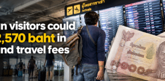 Thailand Travel Fees Could Reach 2,570 Baht for Foreign Visitors Thailand travel fees could reach 2,570 baht for foreign visitors