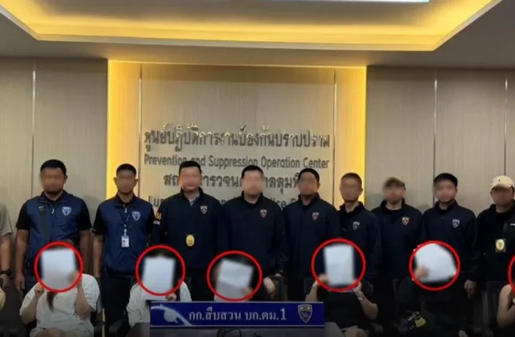 Seven Vietnamese Women Arrested in Bangkok Prostitution Crackdown Along Sukhumvit Road Seven Vietnamese women arrested by police during a prostitution crackdown in Bangkok.