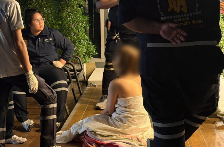 Foreign Woman Survives Pattaya Flying Club After Falling from 8th-Floor Balcony Pattaya eighth-floor balcony fall incident as police investigate foreign woman falling into swimming pool