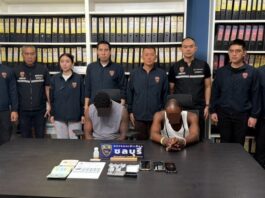 Pattaya Cocaine Arrest: Two Nigerian Men Detained After Drugs Found in Condo